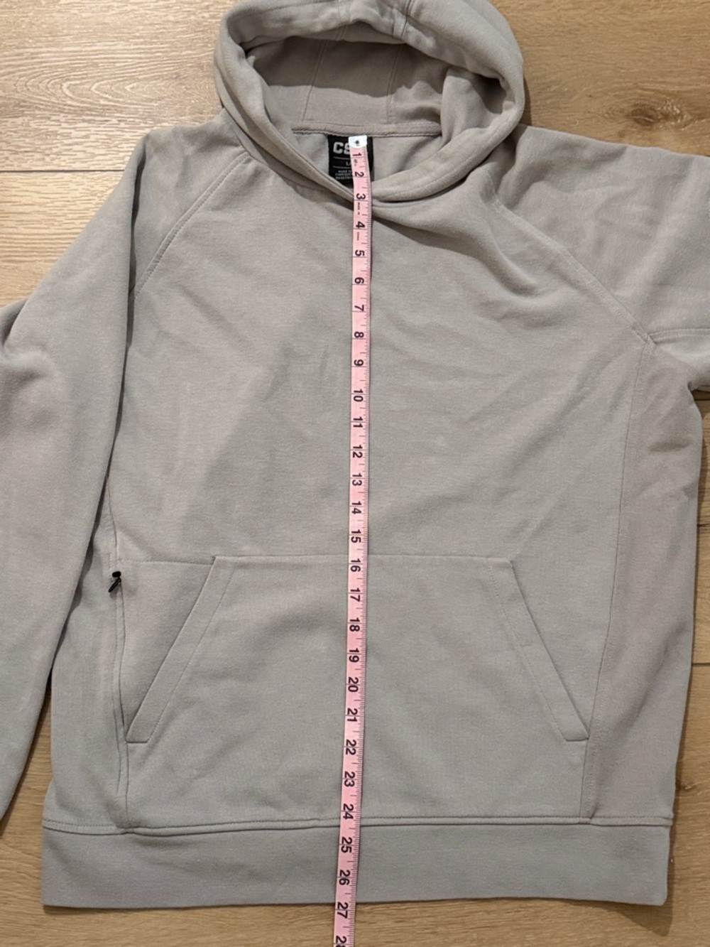 CSG Light Gray Two-Piece Hoodie & Jogger Set with Black Trim - Picture 7 of 12